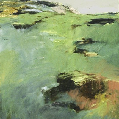 acantilado, cuadro de Jandro López