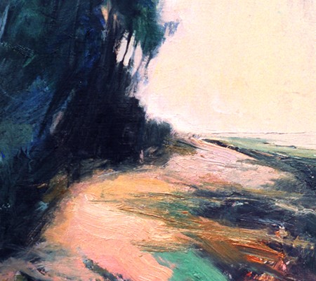 playa norte, cuadro de Jandro López