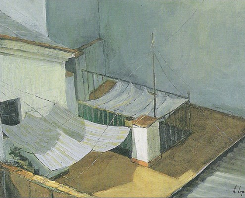 Sevilla, óleo sobre tabla